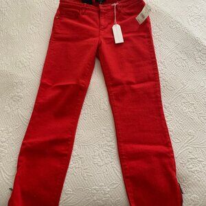 SANCTUARY DENIM Women's Skinny Jeans Red NWT Size 28/6